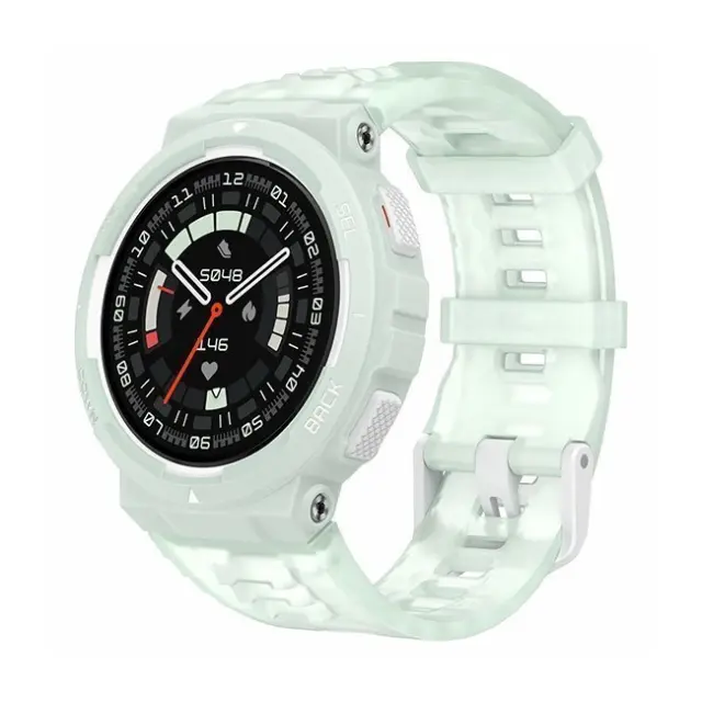 Amazfit Smartwatch Active Edge 46mm Αδιάβροχο με Παλμογράφο (Mint Green) 2