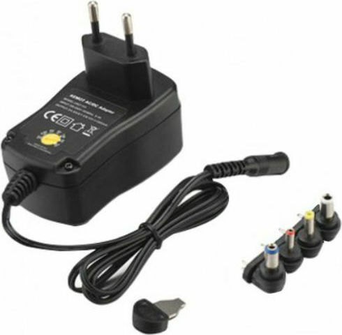 YSV1500-1000 Τροφοδοτικό Πολυπάκ Ισχύος 1000mAh & 4 Βύσματα 9-24V