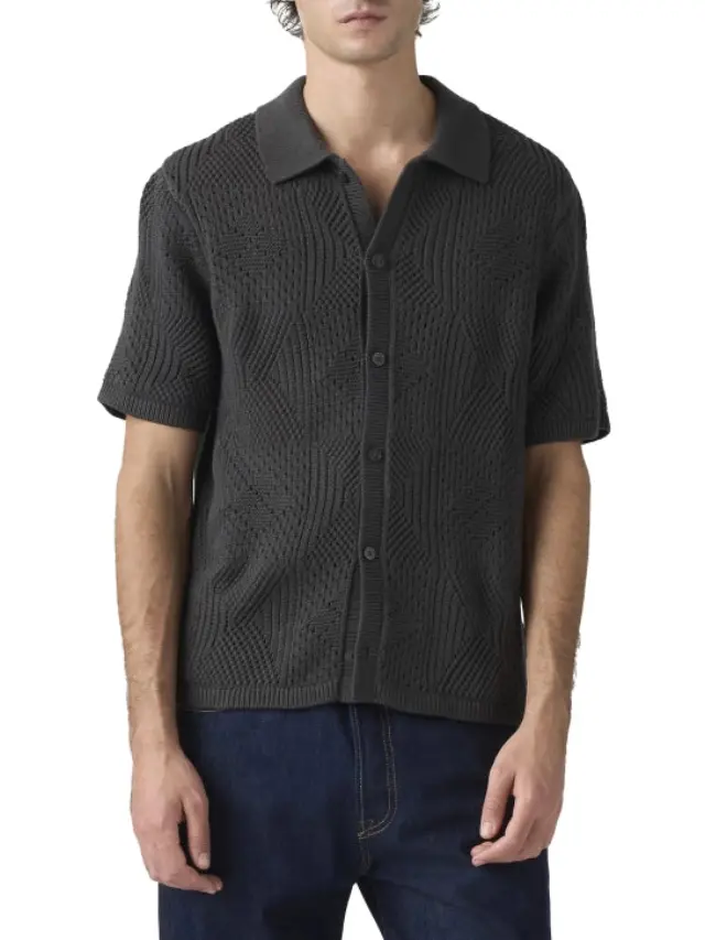 Sweater Camp Shirt Blacks DARK PHANTOM - XL 2