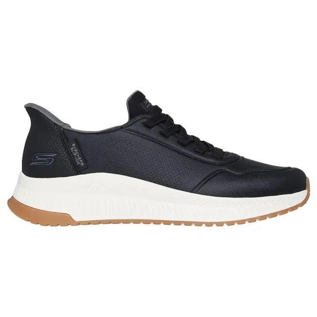Skechers Men's Bobs Squad 4 Direct Step Μαύρο - Άσπρο 118424-BLK (Skechers)