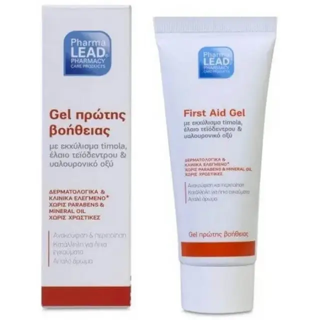 Vitorgan Pharmalead First Aid Gel για Ήπια Ηλιακά ή Θερμικά Εγκαύματα 50ml