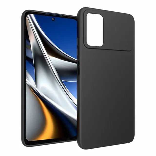 Back Cover Προστατευτική Θήκη Σιλικόνης για Xiaomi Poco X4 Pro - Black OEM
