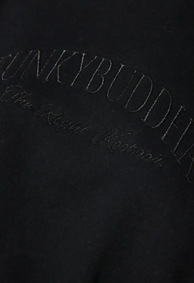 FunkyBuddha γυναικεία loose φούτερ μπλούζα με κεντημένο logo FBL014-120-06-1 2