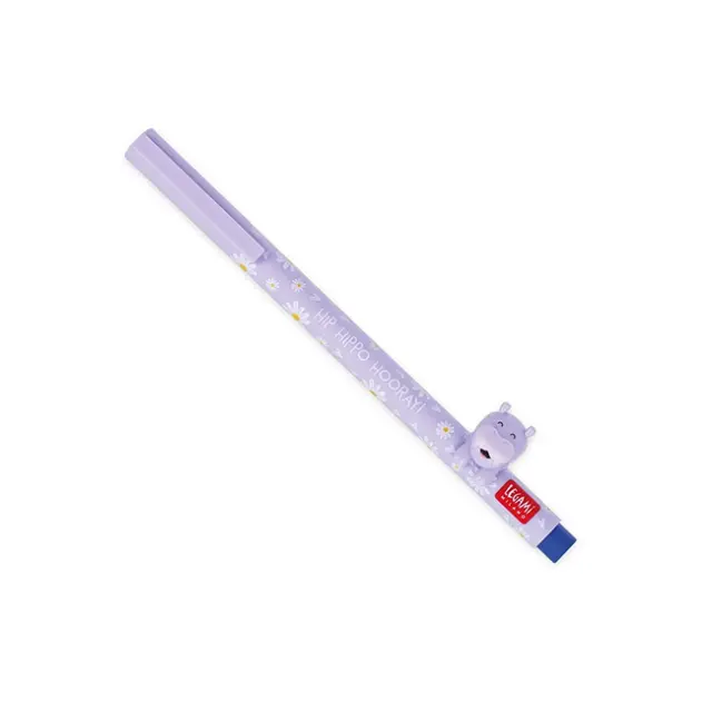 Legami Milano Στυλό Gel Lοvely Friends & Μπλε Μελάνι Hippo (CPP0015)