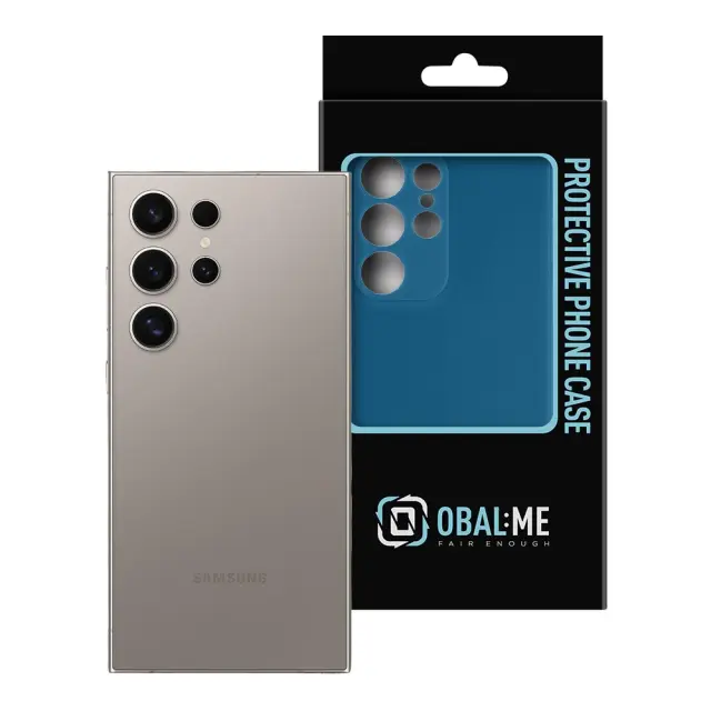 OBAL:ME Matte TPU Case for Samsung Galaxy S24 Ultra Dark Blue 3
