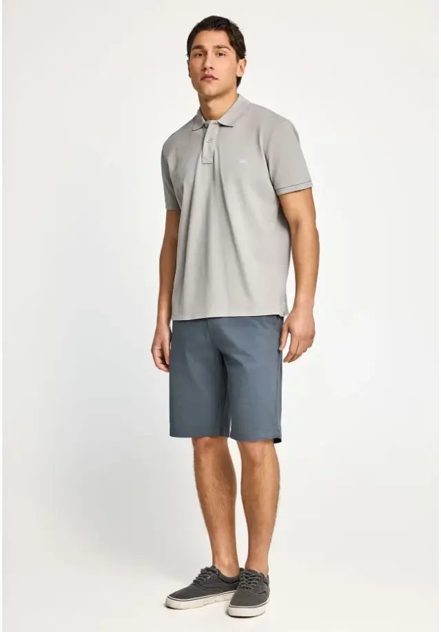 Funky Buddha Polo T-Shirt Grey FBM013-001-11 - 3XL 2