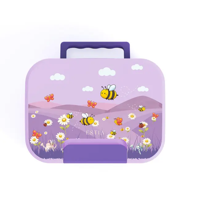 Estia Παιδικό Φαγητοδοχείο Save The Aegean Garden Friends με διπλή αποσπώμενη ανοξειδ. θήκη 750ml