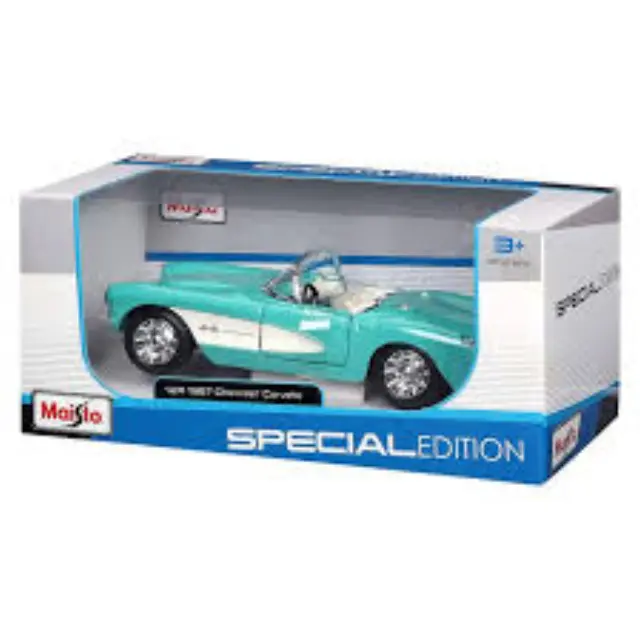 Maisto 1:24 SP. ED. 1957 Chevrolet Corvette Turquoise (48/31275) 2