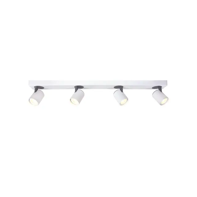AcaLight Offer NETTO ΦΩΤΙΣΤΙΚΟ ΟΡΟΦΗΣ ΑmmΩΔΕΣ ΛΕΥΚΟ ΑΛΟΥΜΙΝΙΟ ΣΥΜΒΑΤΙΚΟ 4ΧG10 IP20 760Χ115mm