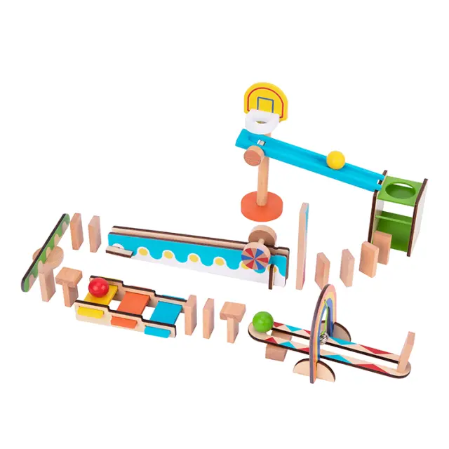 TookyToy Παιχνίδι Ντόμινο Πολλαπλών Δραστηριοτήτων: Domino Run 2
