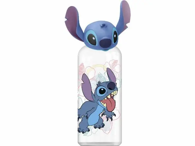Stor: Stitch Flowers - 3D Figurine Bottle (560ml) (74860)