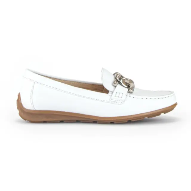 Gabor Μοκασίνια-Loafers Γυναικείο δέρμα Άσπρο GAB/42444 50-WEISS