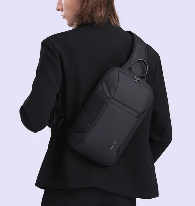 Σακίδιο χιαστί Sling Bag BANGE 7721 Μαύρο 3