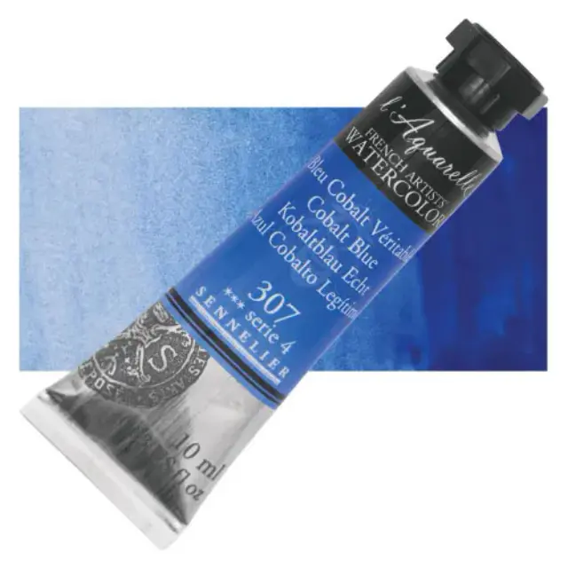Χρώμα Ακουαρέλας Sennelier l Aquarelle Σωληνάριο 10ml - 307 Cobalt Blue