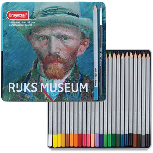 Σετ Μολύβια Ακουαρέλας Bruynzeel Rijks Museum Edition, 24 Χρώματα