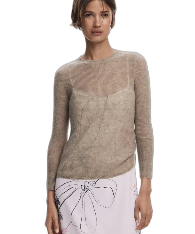 Desigual - Γυναικείο Φόρεμα 2 σε 1 Kala Slim Fit 25WWVK25-1000 Λευκό - XS 2