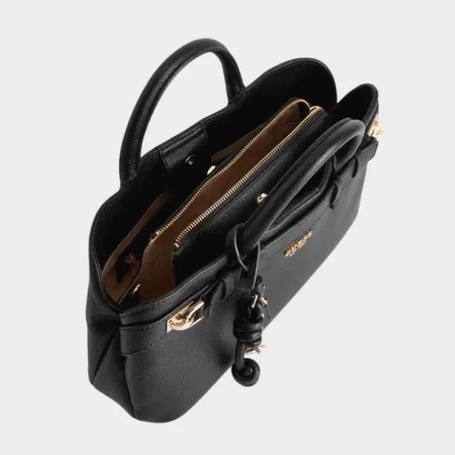 Guess - Γυναικεία Τσάντα Ώμου Gregoria HWBG8546060-BLACK Μαύρο 2