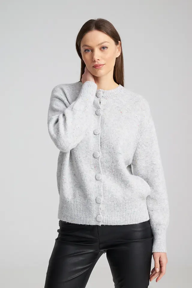 Μάλλινη Ζακέτα με Oversized Κουμπιά REINA CARDIGAN - XS 2