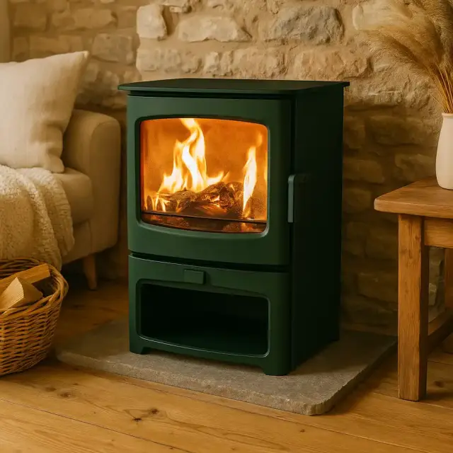 Charnwood Aire 7 Store Stand Green Σόμπα ξύλου