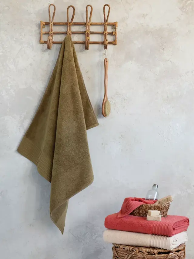 Nima Home Πετσέτα 90x145 Feel Fresh - Gold Brown Καφέ