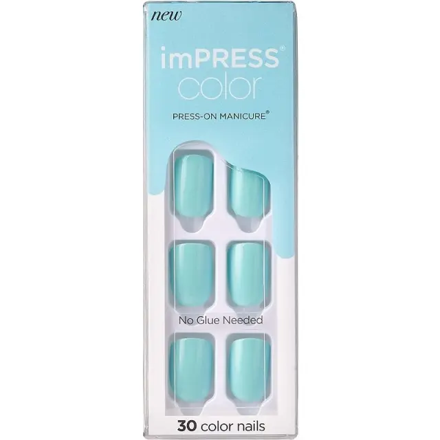 KISS Impress Color Press-On Manicure | Απόχρωση Mint to Be