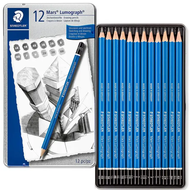 Σετ 12 Μολύβια Staedtler Mars Lumograph