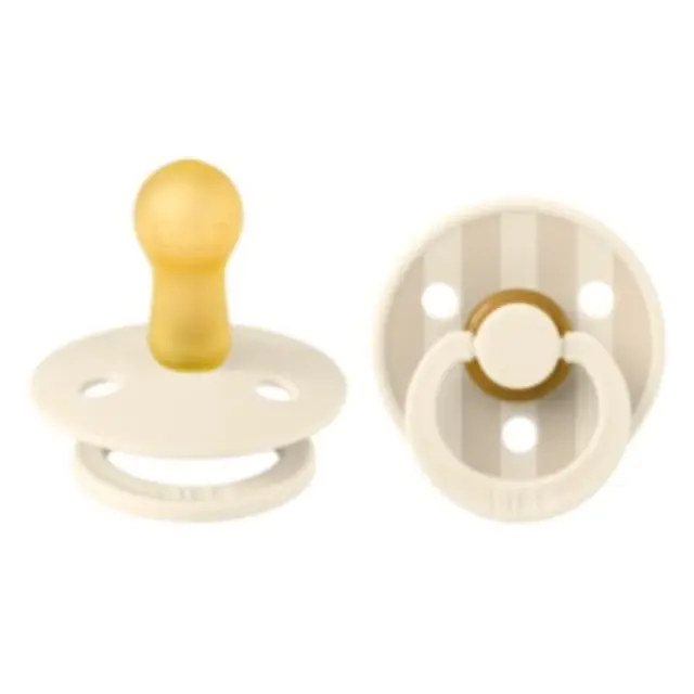 Σετ 2 Πιπίλες Studio Collection Colour Pin Vanilla Mix (6-18 μηνών) - Bibs 2