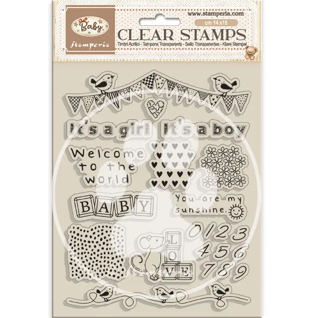 Σφραγίδα Stamperia 14×18 cm, Baby