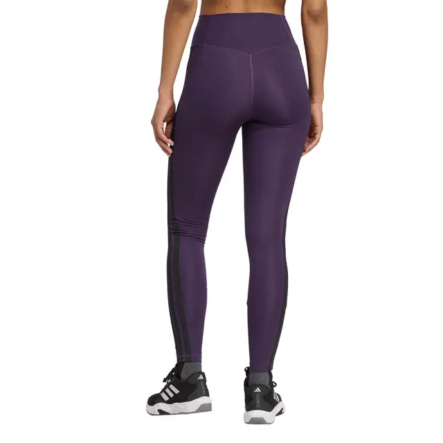 adidas Performance Women's Optime Essentials 3Stripes Leggings Μωβ JY2154 (adidas Performance) 2