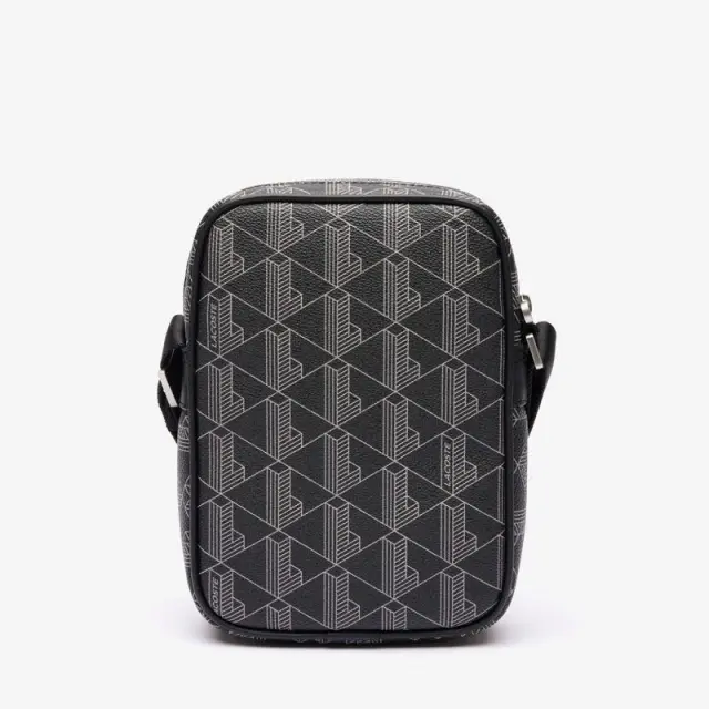 Τσαντάκι Χιαστί Lacoste NH4410LX-LGH45 Μάυρο Γκρι - ONESIZE 2