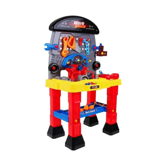 Bohui Toys Παιδικός Πάγκος Εργαλείων με Ρεαλιστικά Εργαλεία 3+ 3801005602780 3