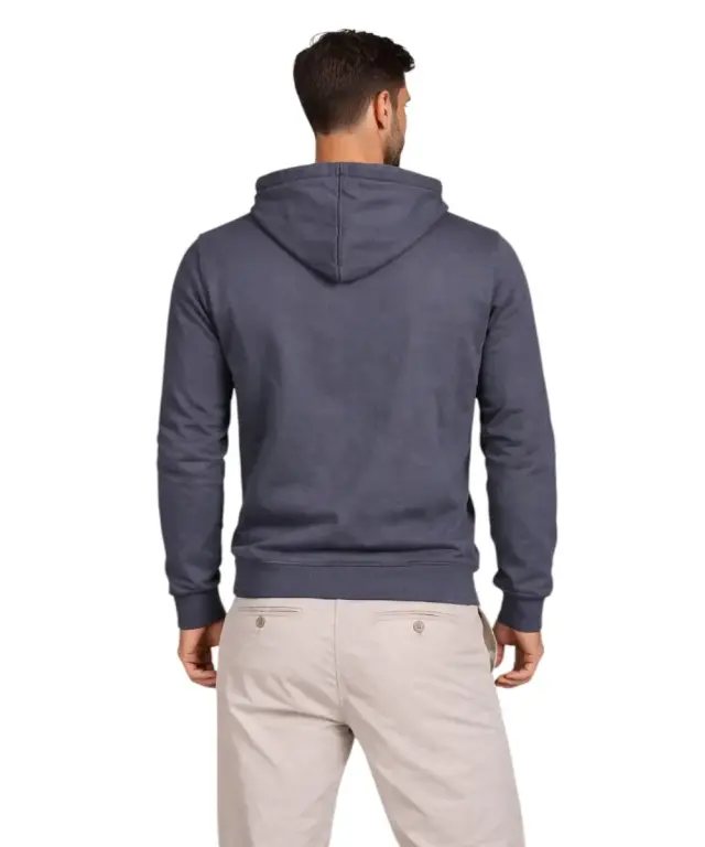 U.S. Polo Assn. - Ανδρική Φούτερ Ζακέτα με Κουκούλα και Τσέπες 63025-53223-179 Μπλε Ναυτικό - 2XL 2