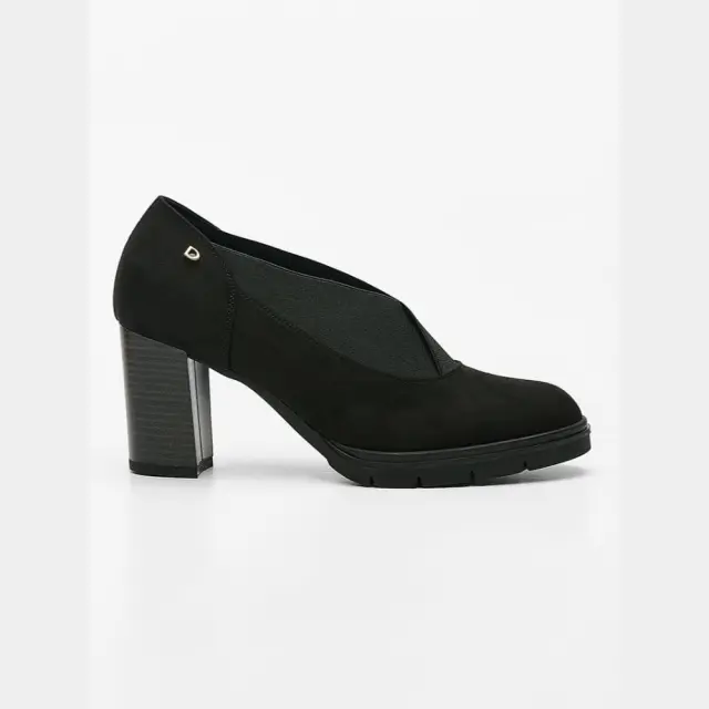 Donna Serena Γόβες Γυναικείο δέρμα Nubuck Μαύρο DSE/48251 NERO