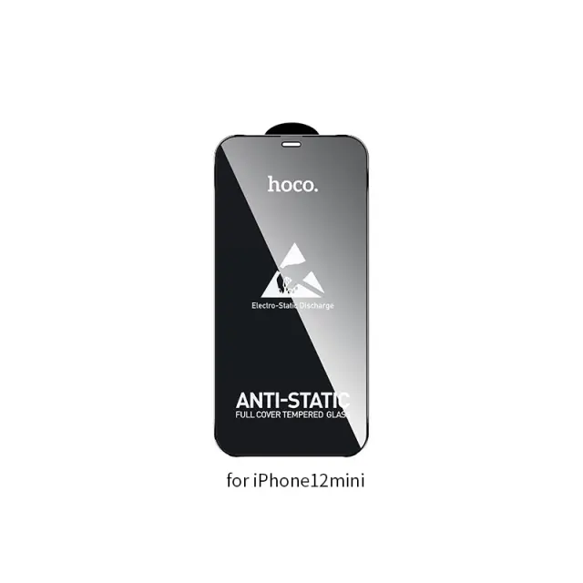 Tempered Glass Hoco A27 Anti-Static Dustproof 0.33mm 2.5D για Apple iPhone 12 mini Μαύρο 3