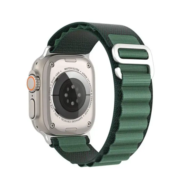 Dux Ducis® GS Series Nylon Λουράκι για Apple Watch 38/40/41/42 (Series 10/11/12)mm- Dark Green 3