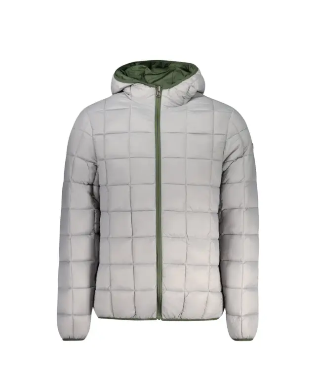 Norway Nautical School - Ανδρικό Χειμωνιάτικο Μπουφάν Reversible Puffer 859155-ARMY Πράσινο/Γκρι 3