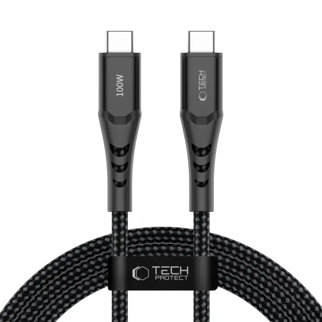 Tech-protect Ub11t Ultraboost Type-c Cable Pd 100w / Qc3.0 200cm Black