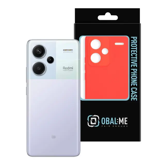 OBAL:ME Matte TPU Cover for Xiaomi Redmi Note 13 Pro+ 5G Red 3
