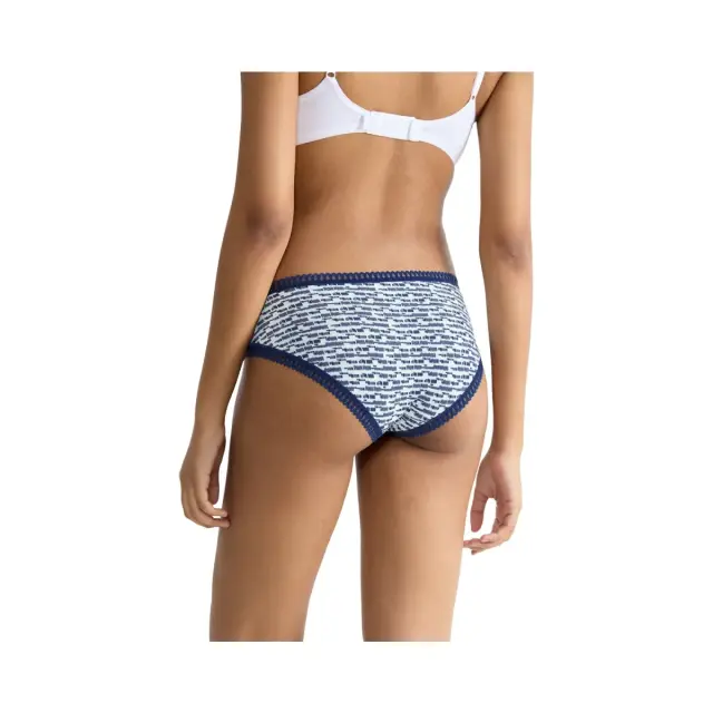 Sloggi Γυναικείο Slip GO Crush Hipster - Τριπλό Πακέτο, Χρώμα Πολύχρωμο-Μπλε-Γαλάζιο 3