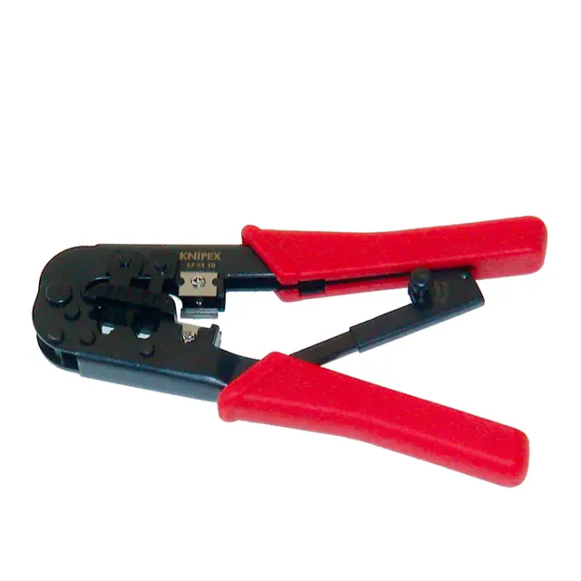 Knipex 975110- Πένσα ακροδεκτών κλιπ για τηλέφωνα και pc 6-8 οδών No190mm