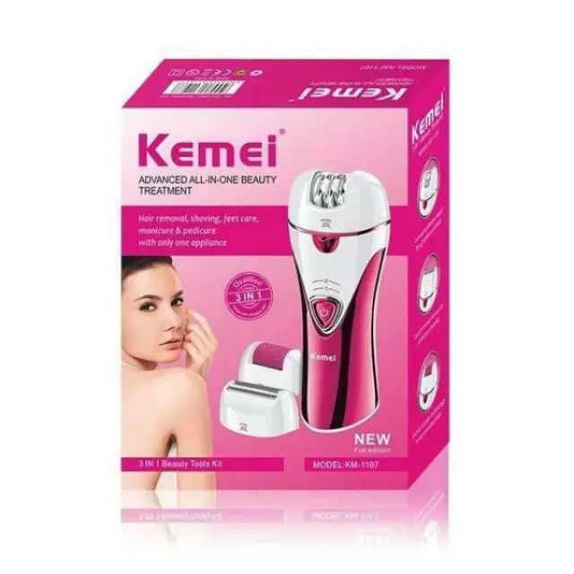 KEMEI ΣΕΤ ΑΠΟΤΡΙΧΩΣΗΣ EPILATOR ΓΙΑ ΤΟ ΣΩΜΑ KM-1107 3