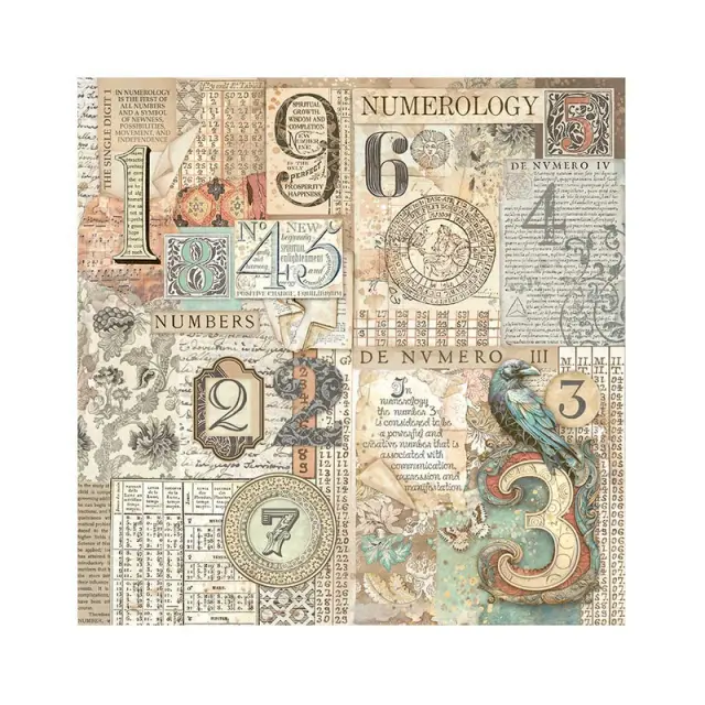 Τυπωμένο ύφασμα Stamperia, 30x30cm, 4 τεμ, Fortune 3