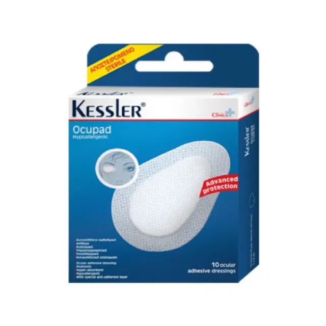 Kessler Ocupad Οφθαλμικά Επιθέματα σε Λευκό χρώμα 8x6cm 10τμχ