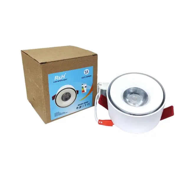 R&H LED λάμπα σποτάκι θερμός φωτισμός 12W 4000K 85-265V - LED Spot Light 0114053