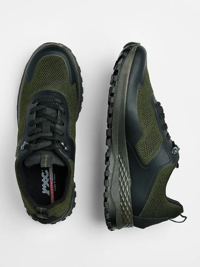 Imac Sneakers Ανδρικό Άλλα Υλικά Πράσινο IMA/853138 MILI/NERO 3
