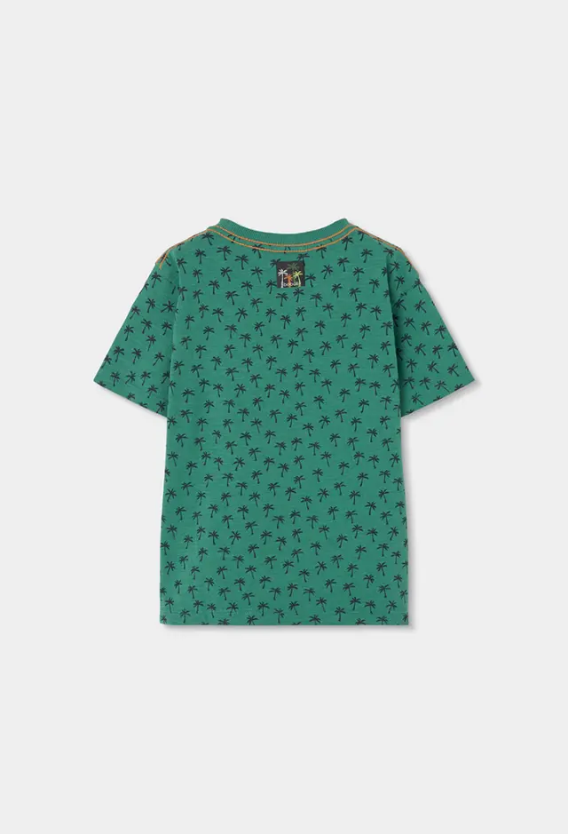 Boboli Knit t-shirt flame για αγόρι 513133-9863 2
