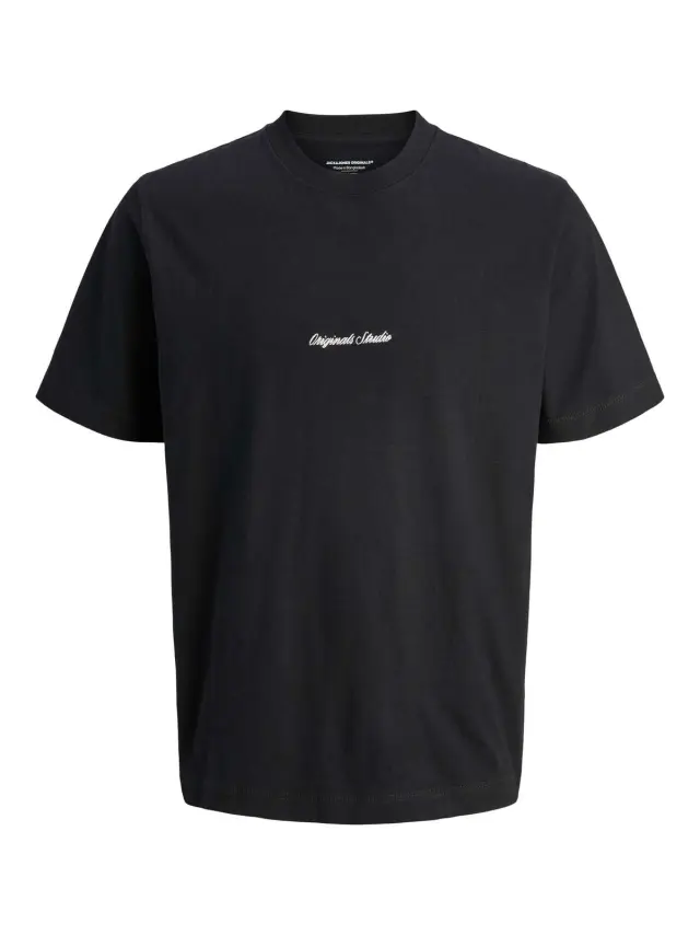 JORNORREBRO EMB TEE SS CREW NECK NOOS Black