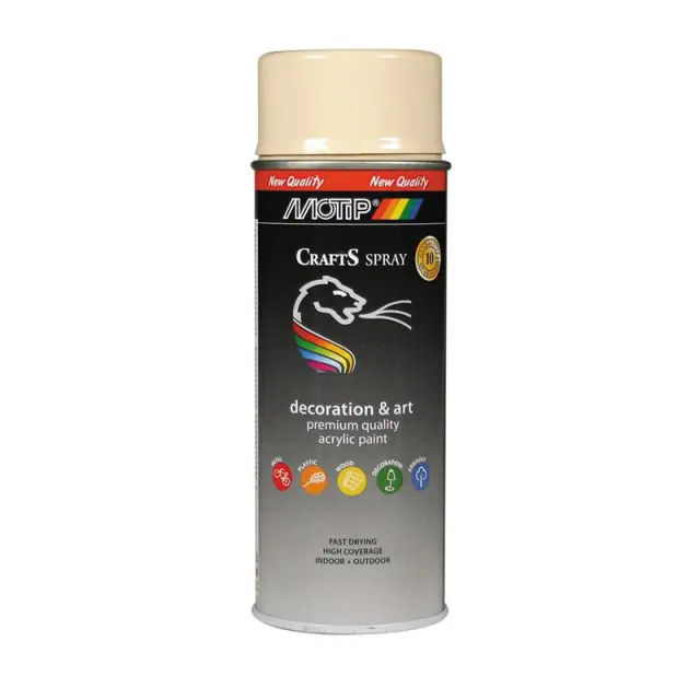 Spray Motip Crafts 696059 RAL 9001