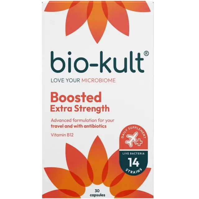 A.VOGEL Bio-Kult Boosted Πανίσχυρη Φόρμουλα 14 Προβιοτικών Στελεχών για το Ανοσοποιητικού και το Πεπτικού Σύστημα 30 Κάψουλες
