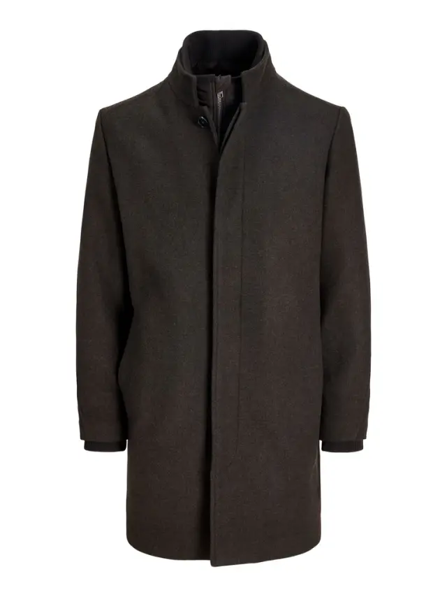 JJEMELTON WOOL BLEND COAT AW26 SN - Chocolate Torte